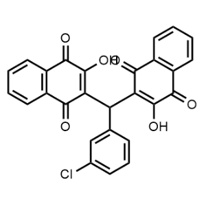 3,3-((3-Chlorophenyl)methylene)bis(2-hydroxynaphthalene-1,4-dione)|CS-0935087
