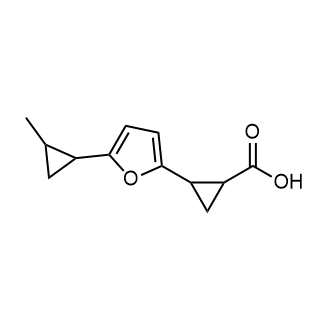 2-(5-(2-Methylcyclopropyl)furan-2-yl)cyclopropane-1-carboxylic acid|CS-0935553