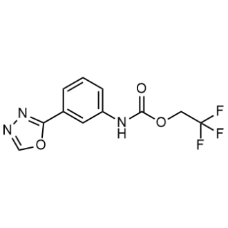2,2,2-Trifluoroethyl (3-(1,3,4-oxadiazol-2-yl)phenyl)carbamate|CS-0935761