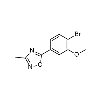 5-(4-Bromo-3-methoxyphenyl)-3-methyl-1,2,4-oxadiazole|CS-0935905
