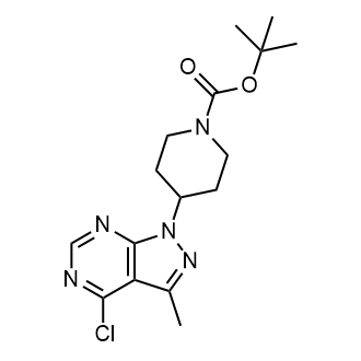 Tert-butyl 4-(4-chloro-3-methyl-1H-pyrazolo[3,4-d]pyrimidin-1-yl)piperidine-1-carboxylate|CS-0936375