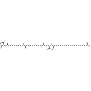 (R)-22-Carboxy-1-((2,5-dioxopyrrolidin-1-yl)oxy)-1,10,19,24-tetraoxo-3,6,12,15-tetraoxa-9,18,23-triazahentetracontan-41-oic acid|CS-0936804