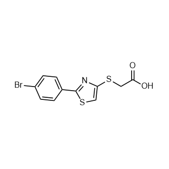 2-((2-(4-Bromophenyl)thiazol-4-yl)thio)acetic acid|CS-0937002
