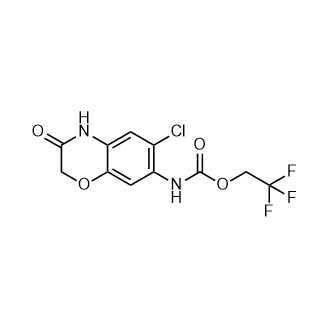 2,2,2-Trifluoroethyl (6-chloro-3-oxo-3,4-dihydro-2H-benzo[b][1,4]oxazin-7-yl)carbamate|CS-0937009