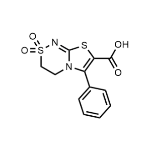 6-Phenyl-3,4-dihydrothiazolo[2,3-c][1,2,4]thiadiazine-7-carboxylic acid 2,2-dioxide|CS-0937025