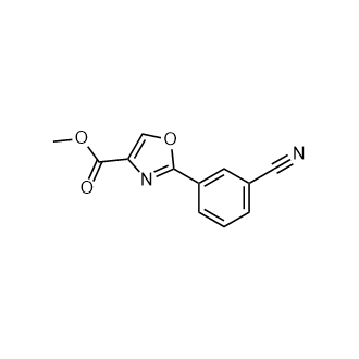 Methyl 2-(3-cyanophenyl)oxazole-4-carboxylate|CS-0937336
