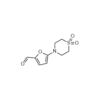 5-(1,1-Dioxidothiomorpholino)furan-2-carbaldehyde|CS-0937711