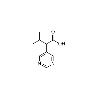 3-Methyl-2-(pyrimidin-5-yl)butanoic acid|CS-0937718