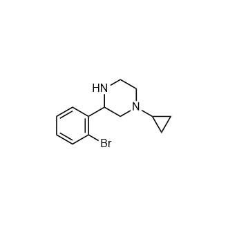 3-(2-Bromophenyl)-1-cyclopropylpiperazine|CS-0937773