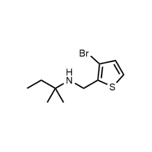 N-((3-Bromothiophen-2-yl)methyl)-2-methylbutan-2-amine|CS-0938015