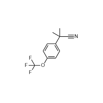 2-Methyl-2-(4-(trifluoromethoxy)phenyl)propanenitrile|CS-0938481