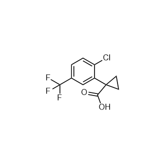 1-(2-Chloro-5-(trifluoromethyl)phenyl)cyclopropane-1-carboxylic acid|CS-0938558