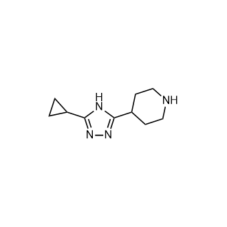 4-(5-Cyclopropyl-4H-1,2,4-triazol-3-yl)piperidine|CS-0938606