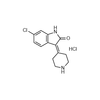 6-Chloro-3-(piperidin-4-ylidene)indolin-2-one hydrochloride|CS-0938652