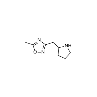 5-Methyl-3-(pyrrolidin-2-ylmethyl)-1,2,4-oxadiazole|CS-0939511