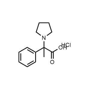 2-Phenyl-2-(pyrrolidin-1-yl)propanoic acid hydrochloride|CS-0939565