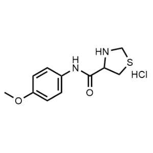 N-(4-Methoxyphenyl)thiazolidine-4-carboxamide hydrochloride|CS-0939573
