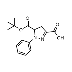 5-(Tert-butoxycarbonyl)-1-phenyl-4,5-dihydro-1H-pyrazole-3-carboxylic acid|CS-0939696