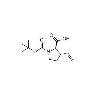(2R,3S)-1-(Tert-butoxycarbonyl)-3-vinylpyrrolidine-2-carboxylic acid|CS-0939830