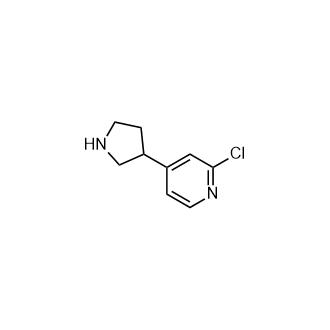 2-Chloro-4-(pyrrolidin-3-yl)pyridine|CS-0939856