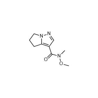 N-Methoxy-N-methyl-5,6-dihydro-4H-pyrrolo[1,2-b]pyrazole-3-carboxamide|CS-0939860
