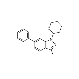 3-Iodo-6-phenyl-1-(tetrahydro-2H-pyran-2-yl)-1H-indazole|CS-0939920