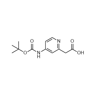 2-(4-((Tert-butoxycarbonyl)amino)pyridin-2-yl)acetic acid|CS-0939974