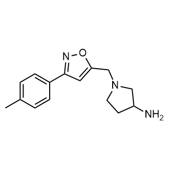 1-((3-(P-Tolyl)isoxazol-5-yl)methyl)pyrrolidin-3-amine|CS-0940469
