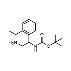 Tert-butyl (2-amino-1-(2-ethylphenyl)ethyl)carbamate|CS-0940484