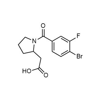 2-(1-(4-Bromo-3-fluorobenzoyl)pyrrolidin-2-yl)acetic acid|CS-0940621