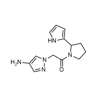1-(2-(1H-Pyrrol-2-yl)pyrrolidin-1-yl)-2-(4-amino-1H-pyrazol-1-yl)ethan-1-one|CS-0940658