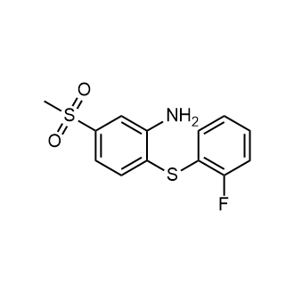 2-((2-Fluorophenyl)thio)-5-(methylsulfonyl)aniline|CS-0940779