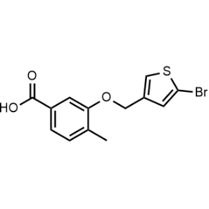 3-((5-Bromothiophen-3-yl)methoxy)-4-methylbenzoic acid|CS-0940831