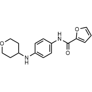 N-(4-((Tetrahydro-2H-pyran-4-yl)amino)phenyl)furan-2-carboxamide|CS-0941170