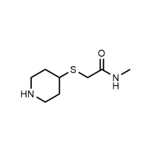 N-Methyl-2-(piperidin-4-ylthio)acetamide|CS-0941491