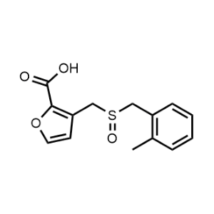 3-(((2-Methylbenzyl)sulfinyl)methyl)furan-2-carboxylic acid|CS-0941850