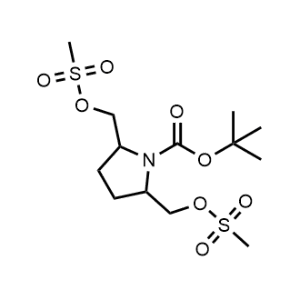 Tert-butyl 2,5-bis(((methylsulfonyl)oxy)methyl)pyrrolidine-1-carboxylate|CS-0941902