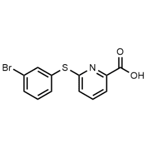 6-((3-Bromophenyl)thio)picolinic acid|CS-0941932