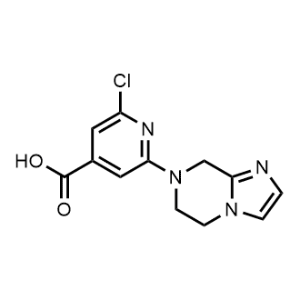 2-Chloro-6-(5,6-dihydroimidazo[1,2-a]pyrazin-7(8H)-yl)isonicotinic acid|CS-0942050