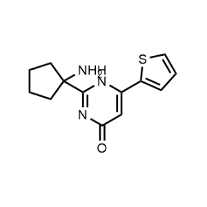 2-(1-Aminocyclopentyl)-6-(thiophen-2-yl)pyrimidin-4(1H)-one|CS-0942053