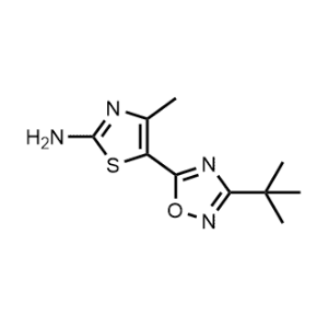 5-(3-(Tert-butyl)-1,2,4-oxadiazol-5-yl)-4-methylthiazol-2-amine|CS-0942072