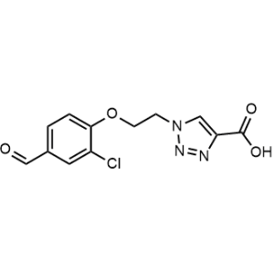 1-(2-(2-Chloro-4-formylphenoxy)ethyl)-1H-1,2,3-triazole-4-carboxylic acid|CS-0942095