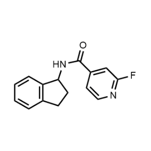 N-(2,3-Dihydro-1H-inden-1-yl)-2-fluoroisonicotinamide|CS-0942205