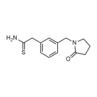 2-(3-((2-Oxopyrrolidin-1-yl)methyl)phenyl)ethanethioamide|CS-0942262