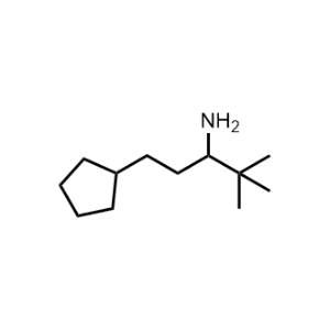 1-Cyclopentyl-4,4-dimethylpentan-3-amine|CS-0942371