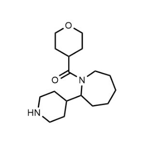 (2-(Piperidin-4-yl)azepan-1-yl)(tetrahydro-2H-pyran-4-yl)methanone|CS-0942586