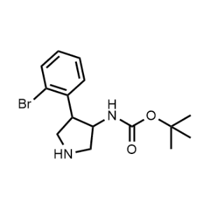 Tert-butyl (4-(2-bromophenyl)pyrrolidin-3-yl)carbamate|CS-0942604