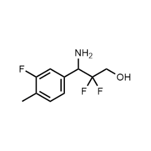3-Amino-2,2-difluoro-3-(3-fluoro-4-methylphenyl)propan-1-ol|CS-0942899