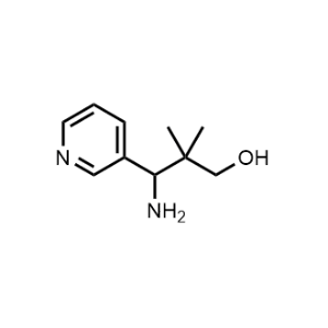 3-Amino-2,2-dimethyl-3-(pyridin-3-yl)propan-1-ol|CS-0942968