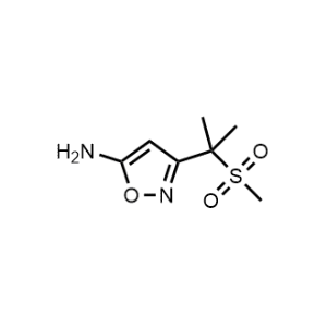 3-(2-(Methylsulfonyl)propan-2-yl)isoxazol-5-amine|CS-0943177